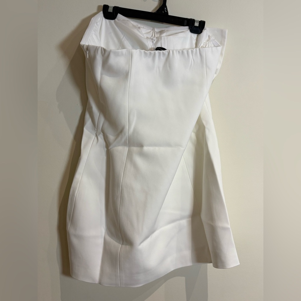 Peppermayo NWT Bow Detail Riva Mini Dress White Sz 6, 12, 16 - Picture 12 of 12